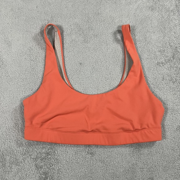 Vuori Sports Bra Womens Small Orange Daily Bra Athletic Performance Training Gym - Picture 1 of 7